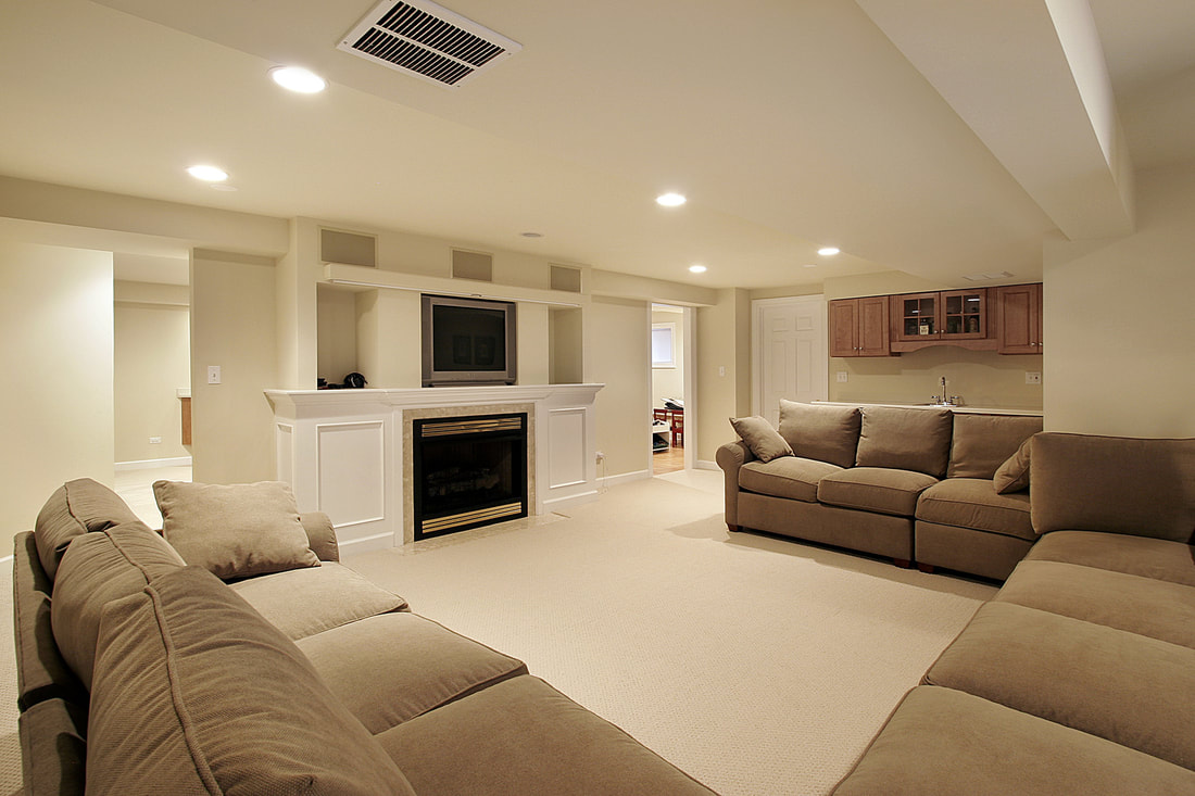 Basement remodel and finishing services contractor Rogers, MN
